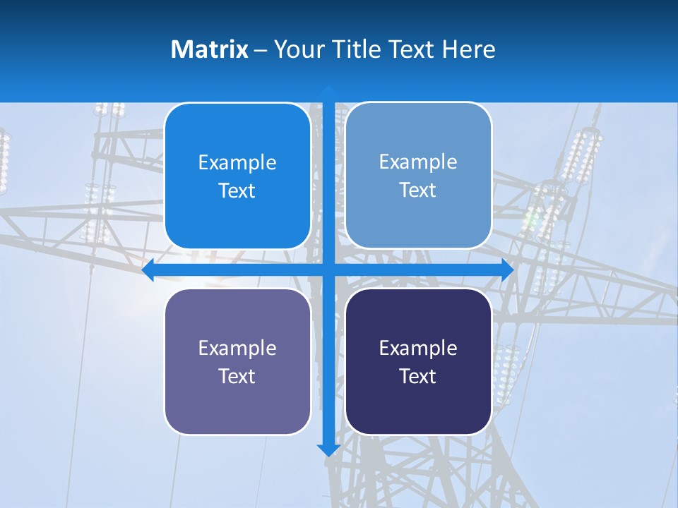 Electricity Cool Industry PowerPoint Template