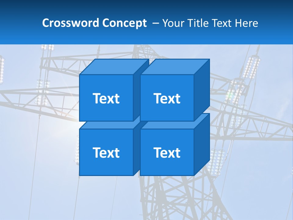 Electricity Cool Industry PowerPoint Template