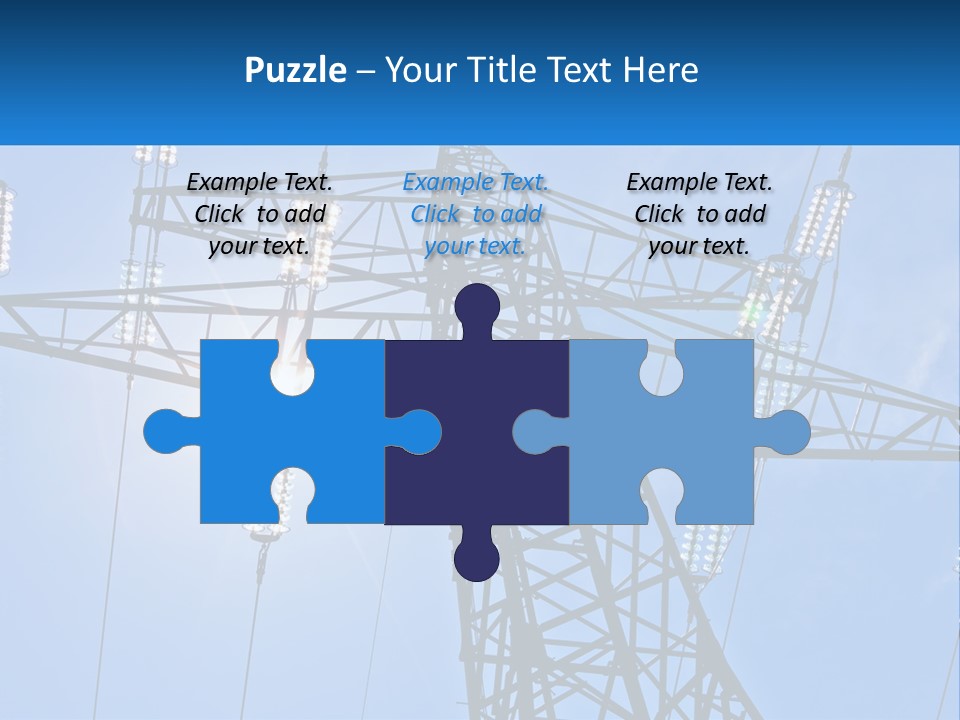 Electricity Cool Industry PowerPoint Template