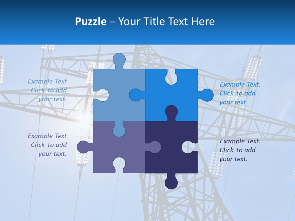 Electricity Cool Industry PowerPoint Template