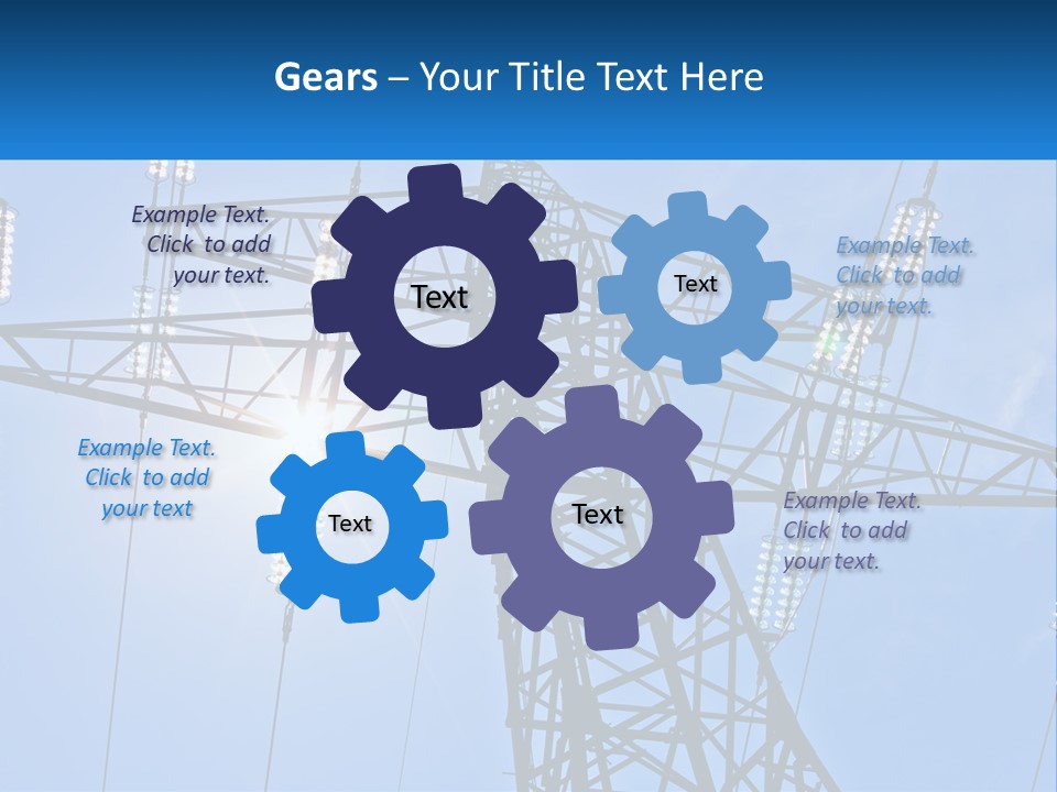 Electricity Cool Industry PowerPoint Template