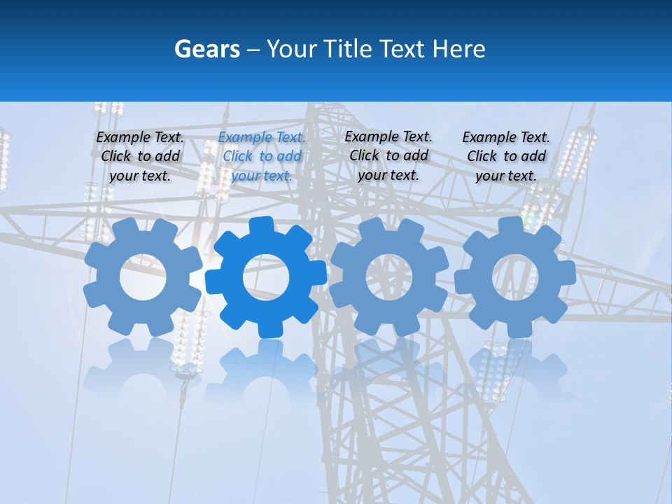 Electricity Cool Industry PowerPoint Template
