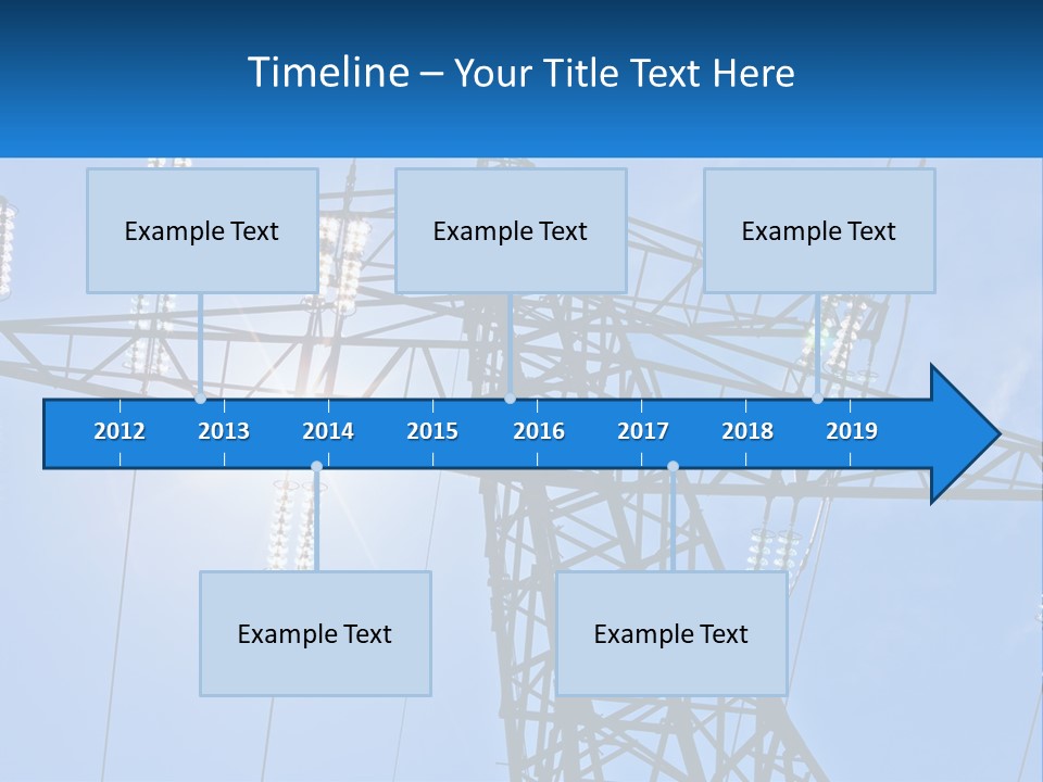 Electricity Cool Industry PowerPoint Template