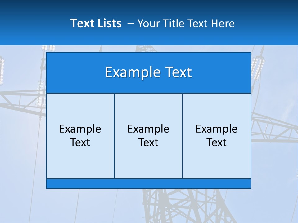 Electricity Cool Industry PowerPoint Template