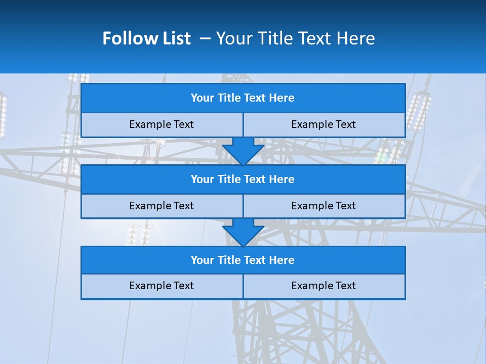 Electricity Cool Industry PowerPoint Template