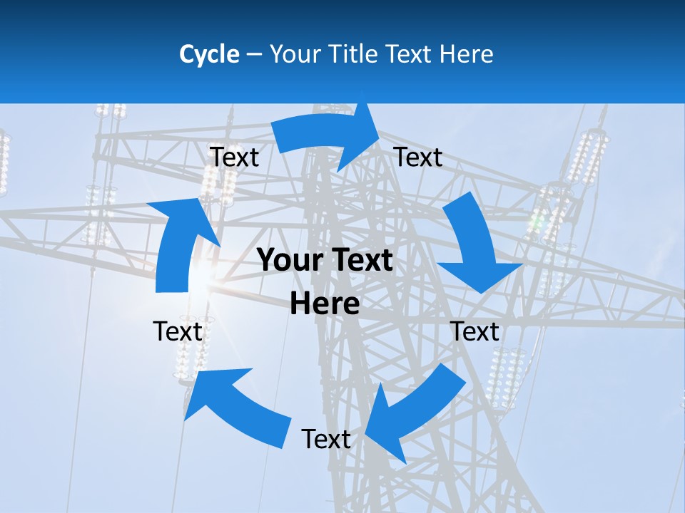 Electricity Cool Industry PowerPoint Template