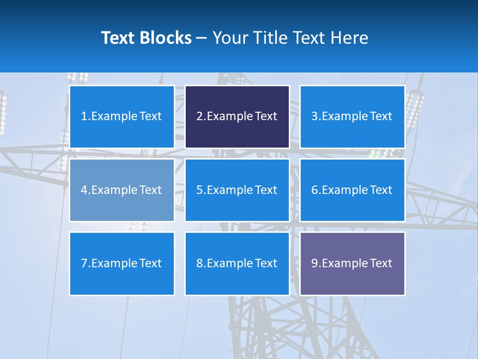 Electricity Cool Industry PowerPoint Template