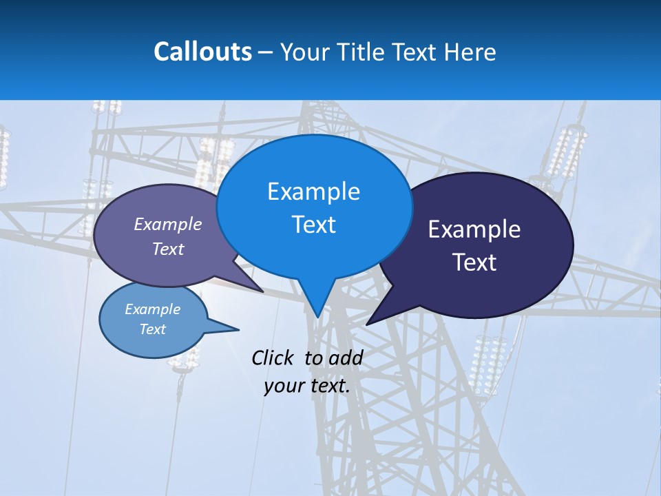Electricity Cool Industry PowerPoint Template