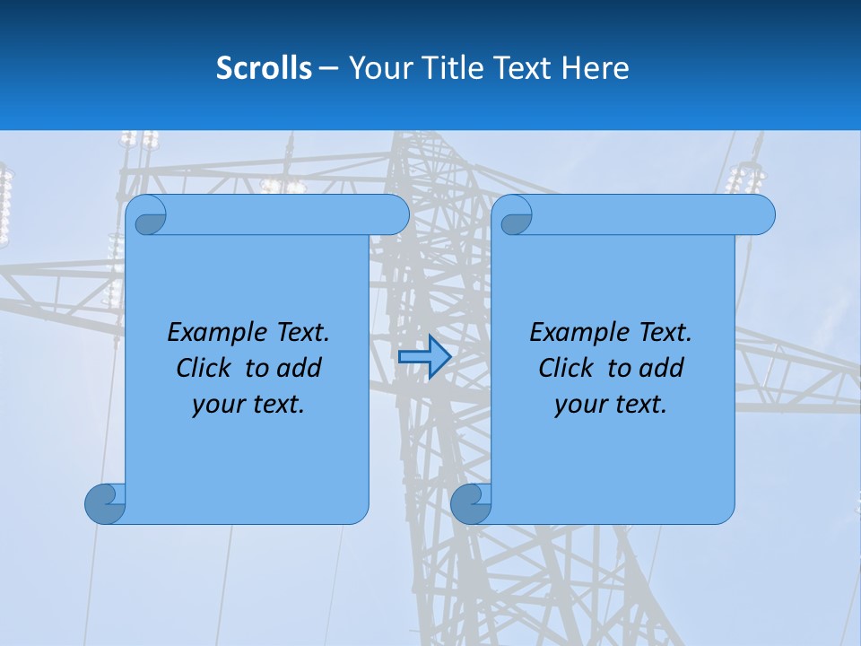 Electricity Cool Industry PowerPoint Template