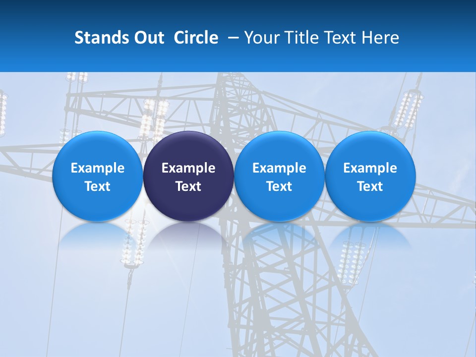 Electricity Cool Industry PowerPoint Template