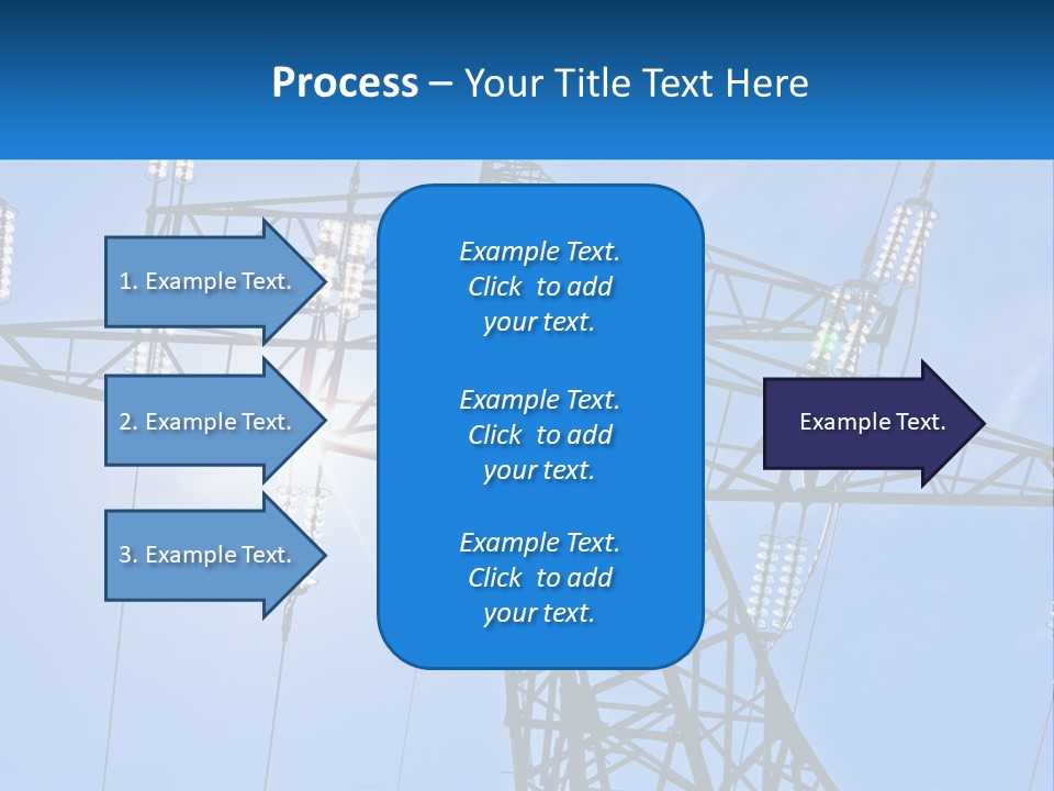Electricity Cool Industry PowerPoint Template
