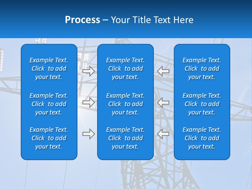 Electricity Cool Industry PowerPoint Template