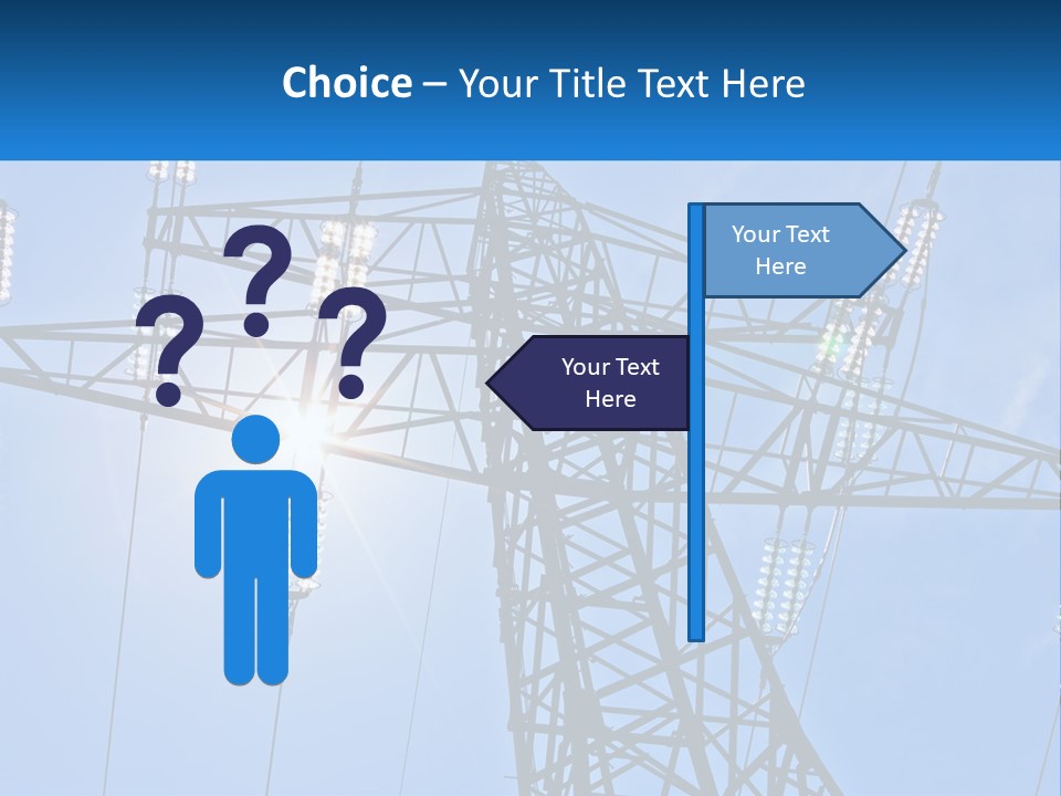 Electricity Cool Industry PowerPoint Template