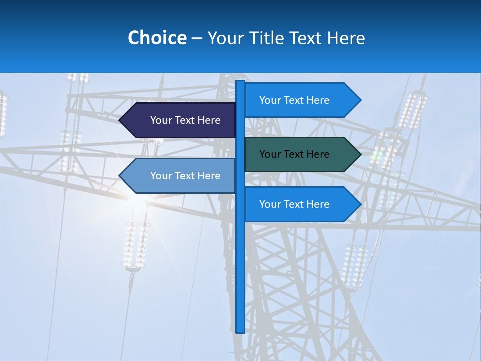Electricity Cool Industry PowerPoint Template