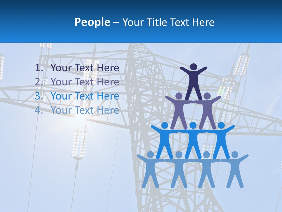 Electricity Cool Industry PowerPoint Template