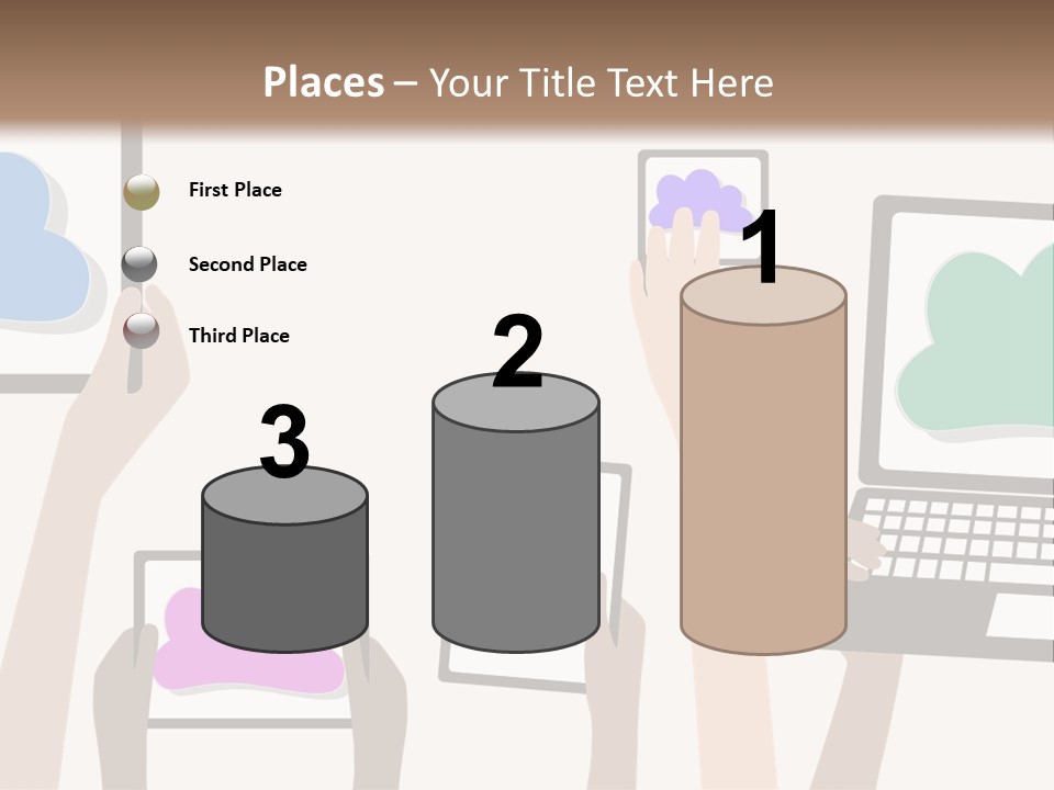 Heat Conditioner House PowerPoint Template
