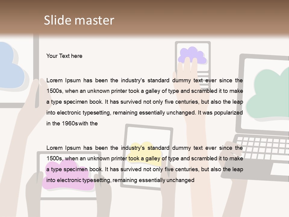 Heat Conditioner House PowerPoint Template