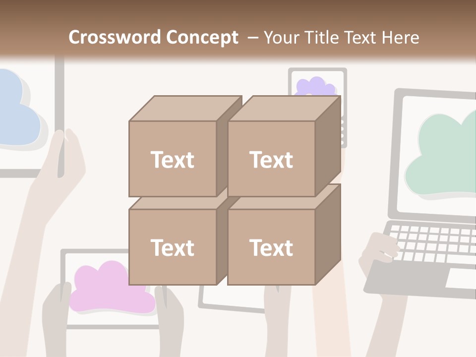 Heat Conditioner House PowerPoint Template