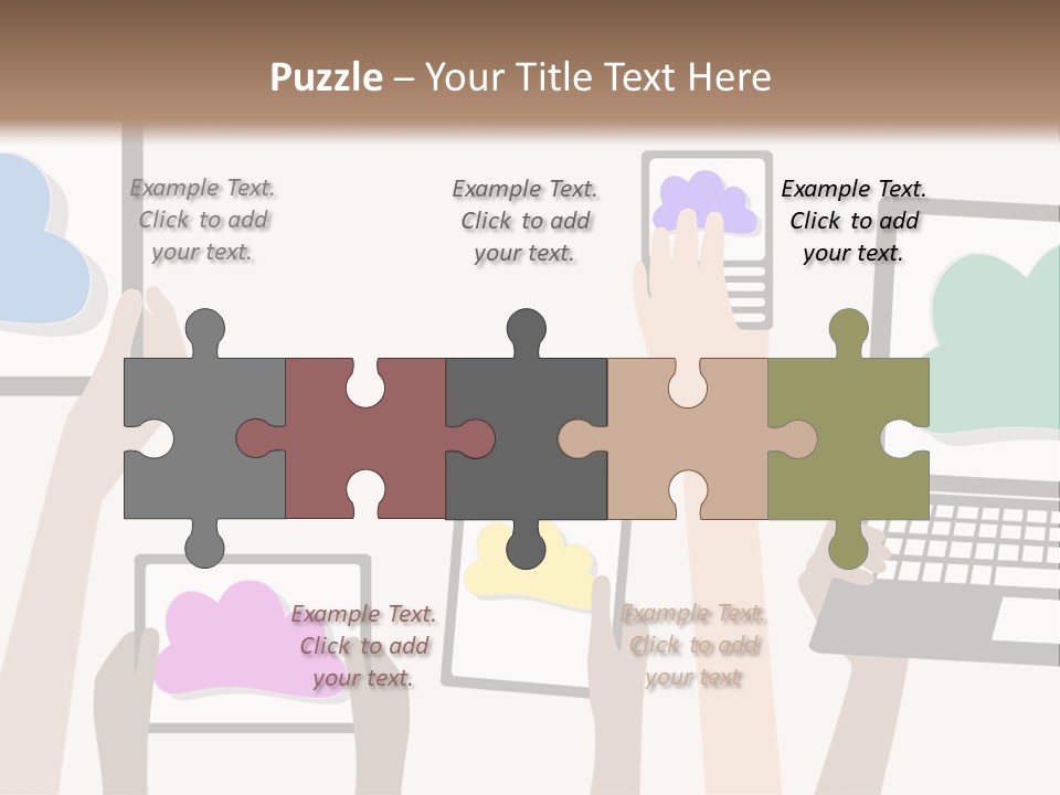 Heat Conditioner House PowerPoint Template