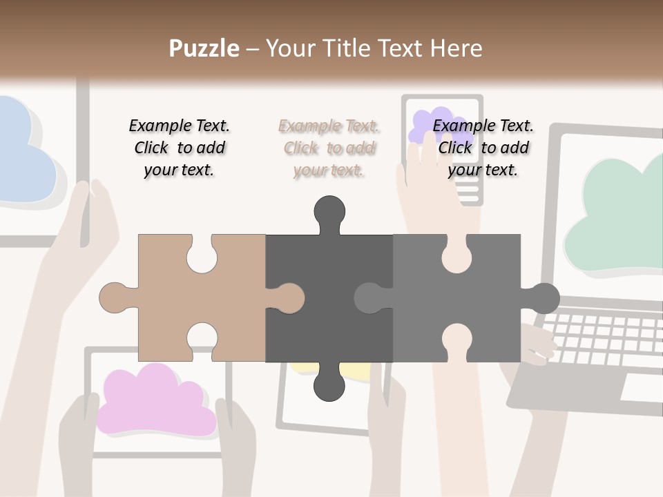 Heat Conditioner House PowerPoint Template