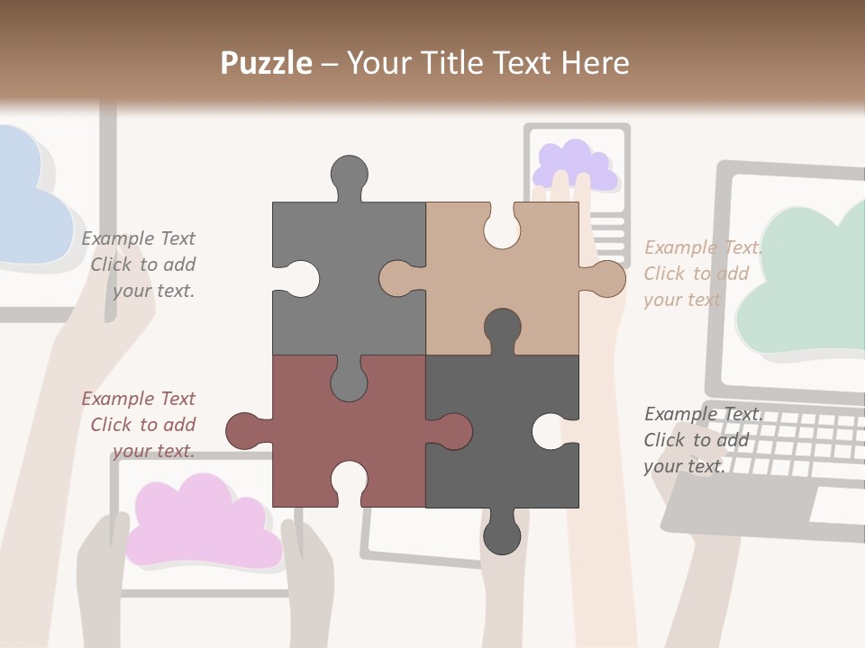 Heat Conditioner House PowerPoint Template