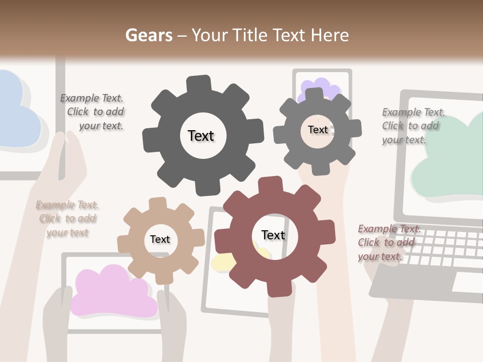 Heat Conditioner House PowerPoint Template