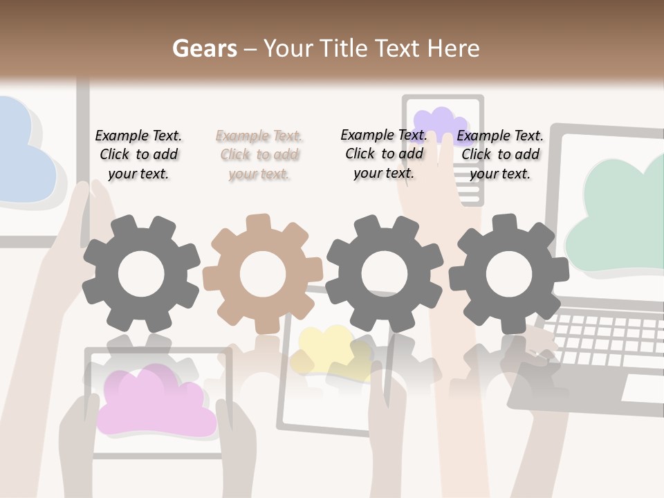 Heat Conditioner House PowerPoint Template