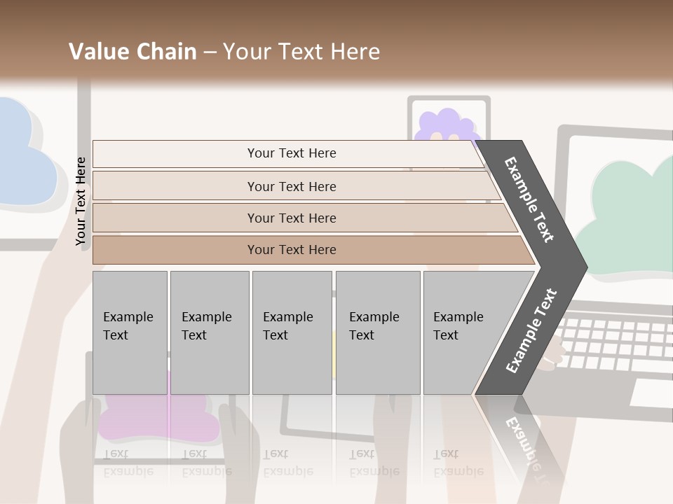 Heat Conditioner House PowerPoint Template