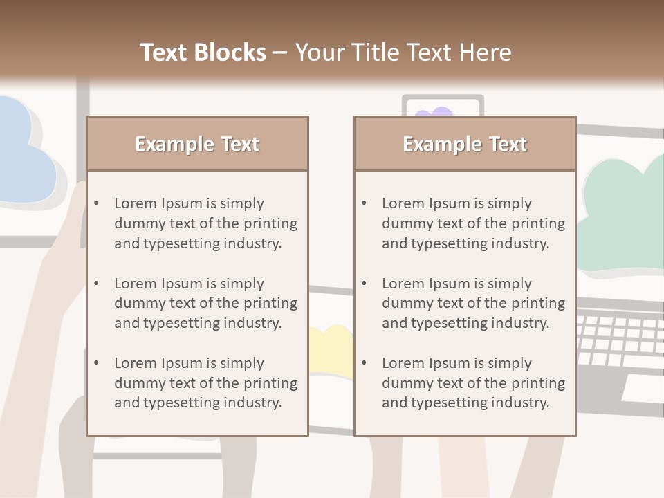 Heat Conditioner House PowerPoint Template
