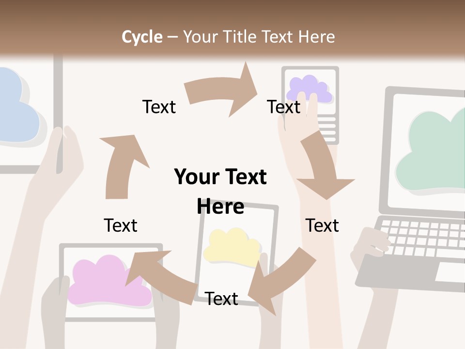Heat Conditioner House PowerPoint Template