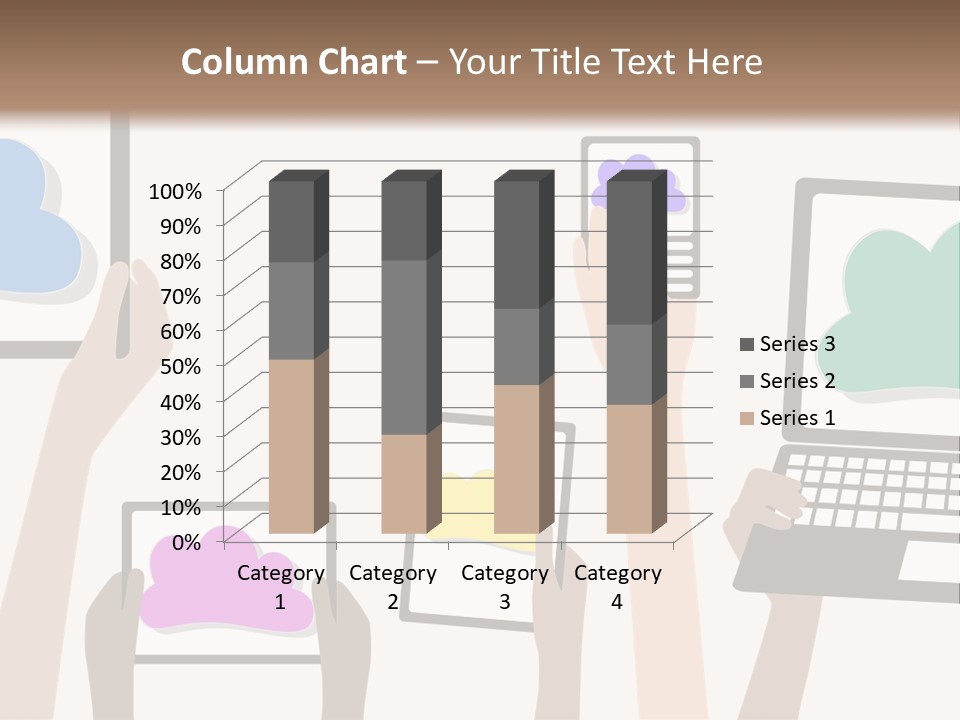 Heat Conditioner House PowerPoint Template