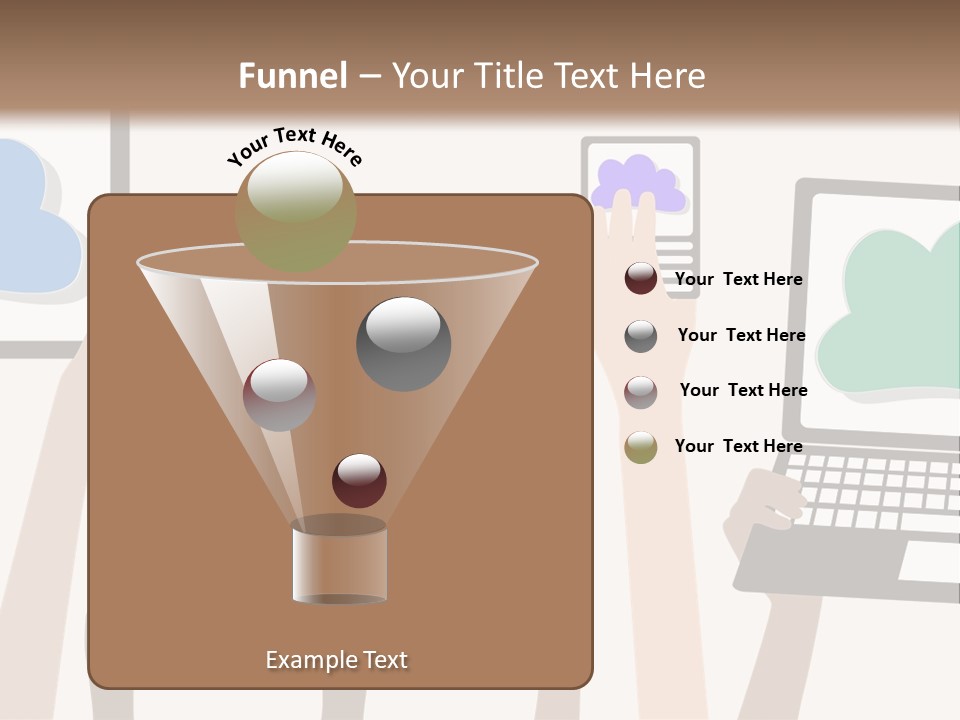 Heat Conditioner House PowerPoint Template