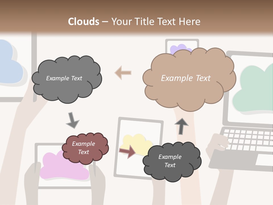 Heat Conditioner House PowerPoint Template