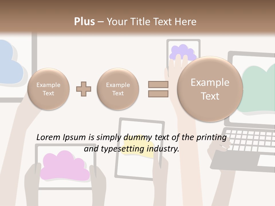 Heat Conditioner House PowerPoint Template