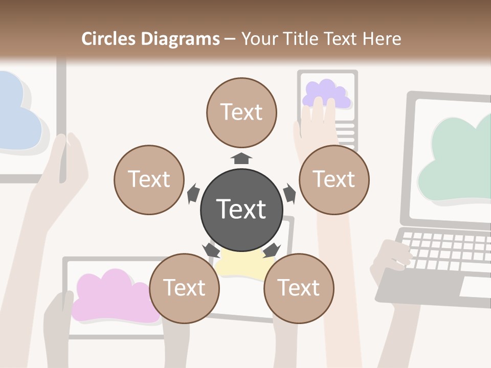 Heat Conditioner House PowerPoint Template