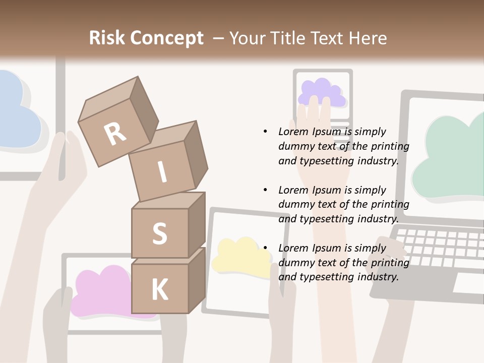 Heat Conditioner House PowerPoint Template