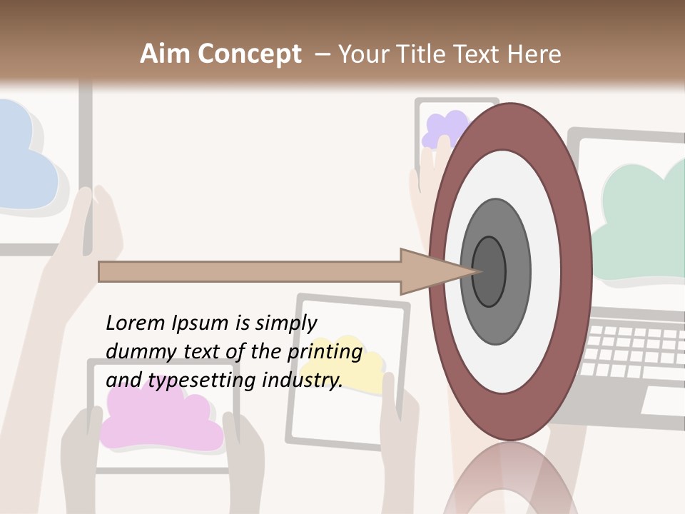 Heat Conditioner House PowerPoint Template