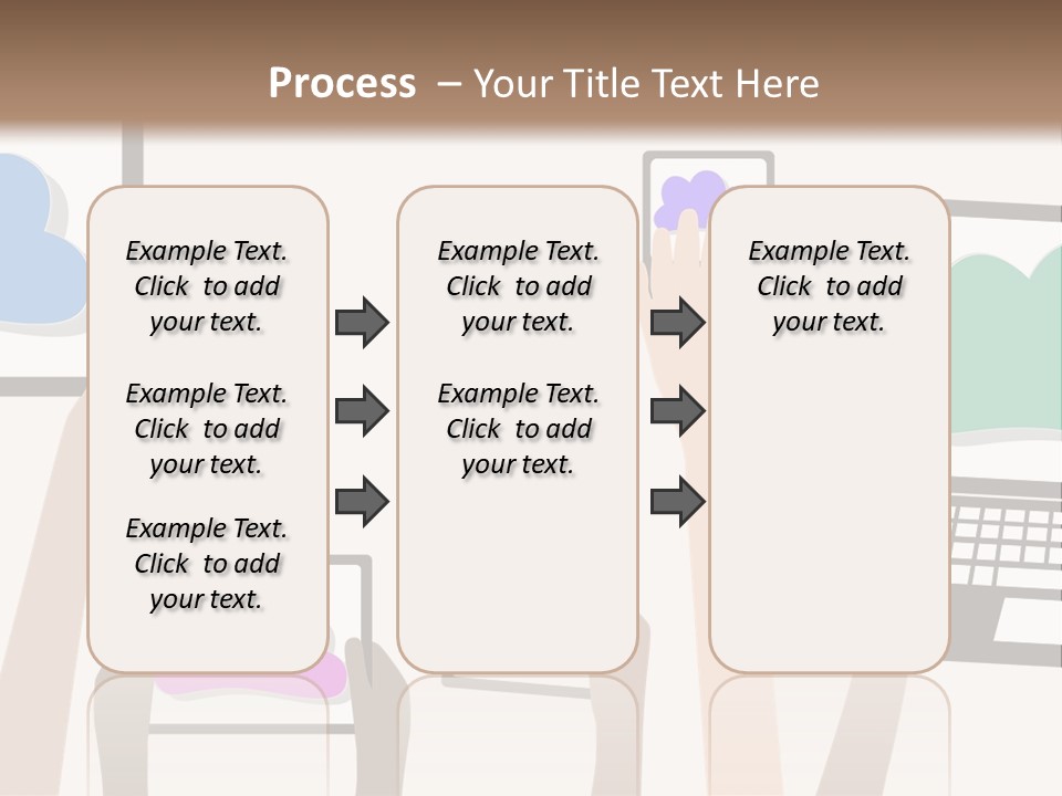 Heat Conditioner House PowerPoint Template