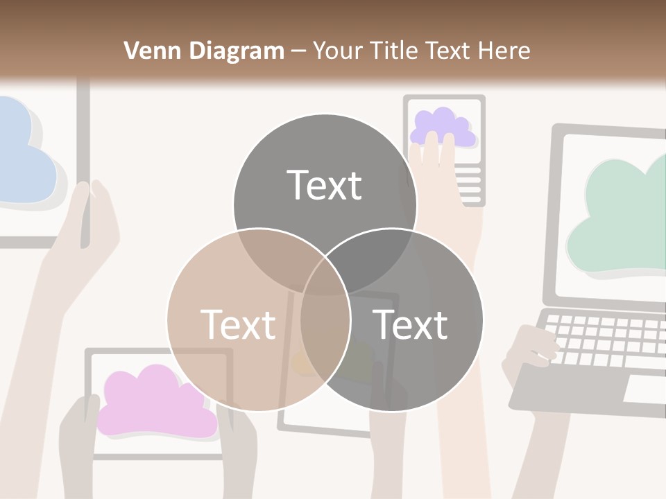 Heat Conditioner House PowerPoint Template