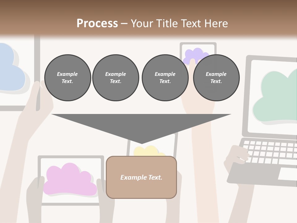Heat Conditioner House PowerPoint Template
