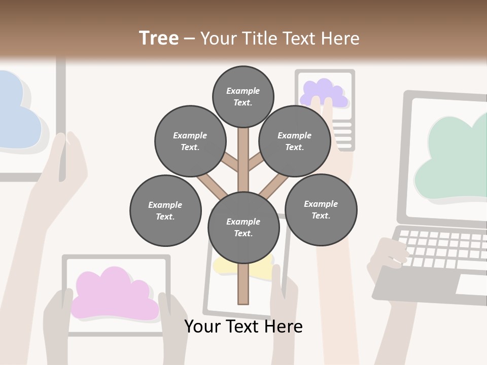 Heat Conditioner House PowerPoint Template