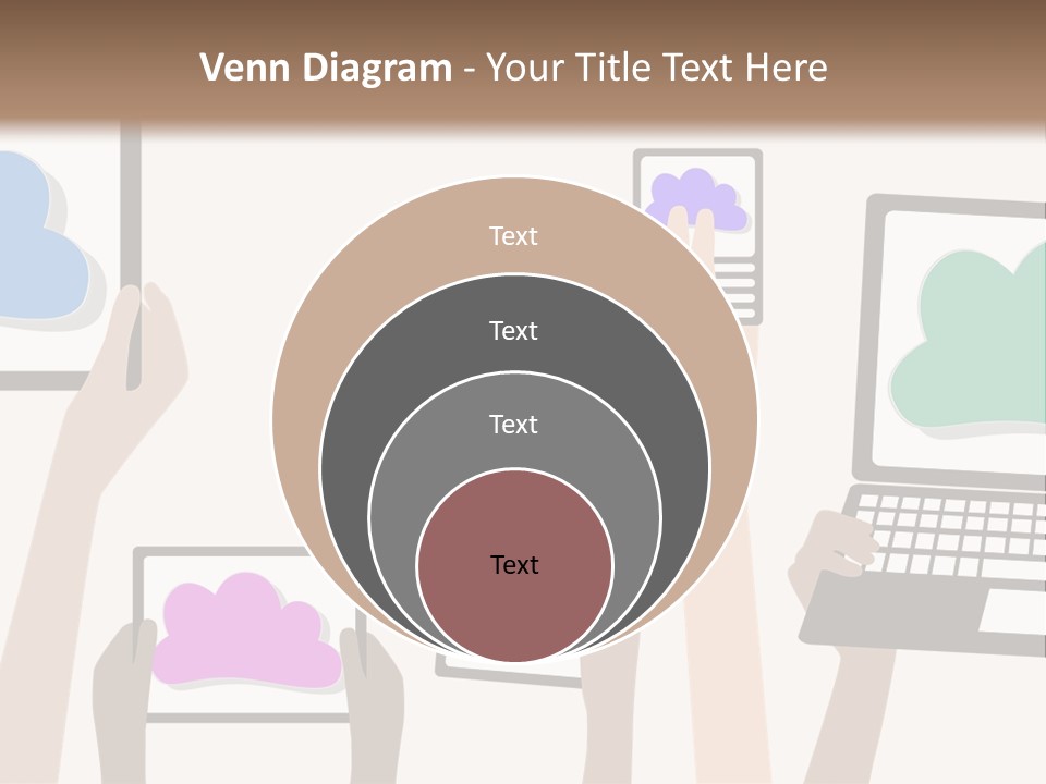 Heat Conditioner House PowerPoint Template