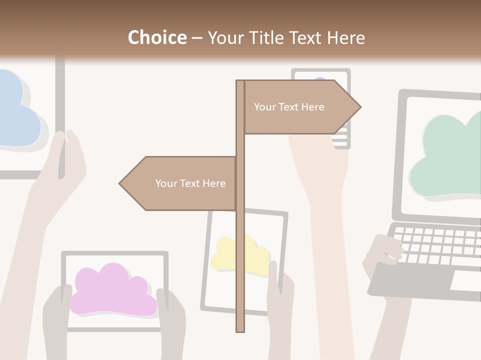 Heat Conditioner House PowerPoint Template