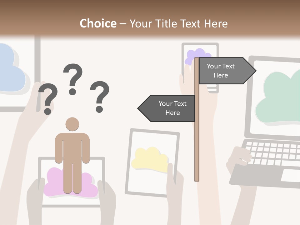 Heat Conditioner House PowerPoint Template