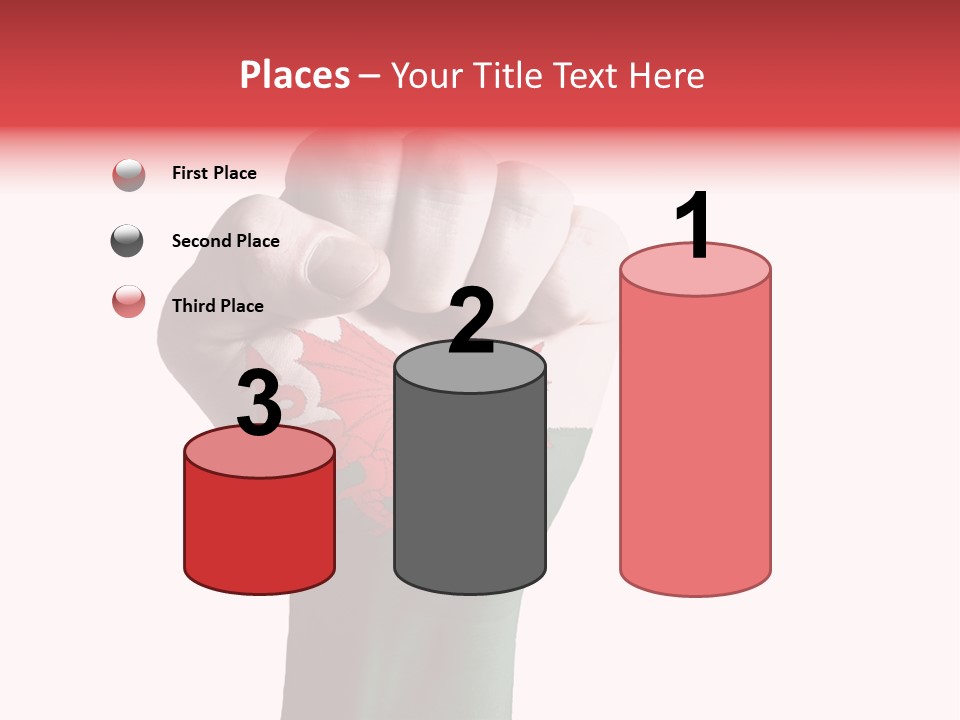 White Condition Energy PowerPoint Template