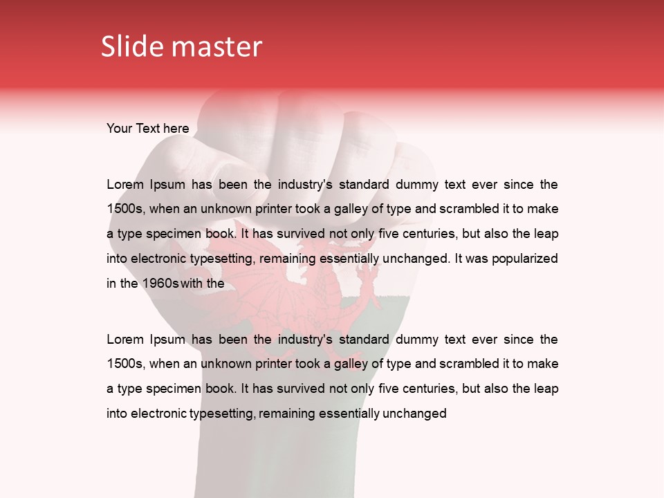 White Condition Energy PowerPoint Template