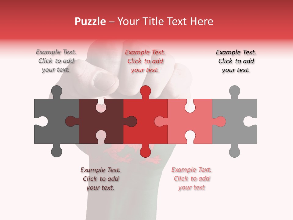 White Condition Energy PowerPoint Template