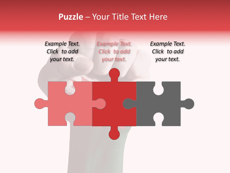 White Condition Energy PowerPoint Template