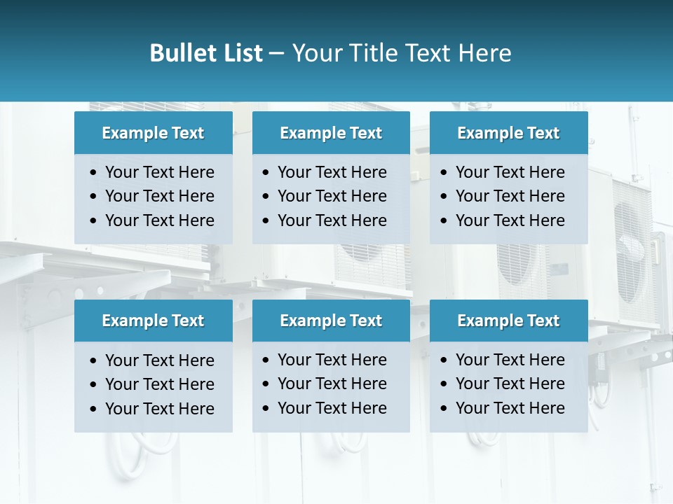 Equipment Unit Switch PowerPoint Template