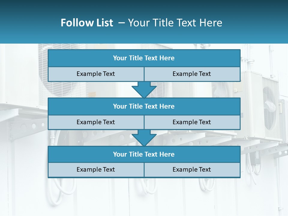 Equipment Unit Switch PowerPoint Template
